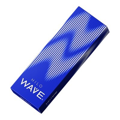 미소의원이 사용하는 힐로웨이브(HILO WAVE) 고분자·저분자 이중 히알루론산 스킨부스터 제품 상자