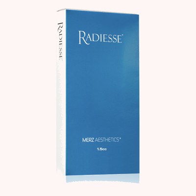 미소의원이 사용하는 래디어스(RADIESSE) CaHA 콜라겐 부스터 제품 상자