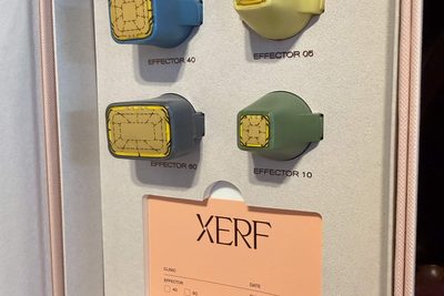 세르프(XERF) 이펙터 4종 — EFFECTOR 05 · 10 · 40 · 60